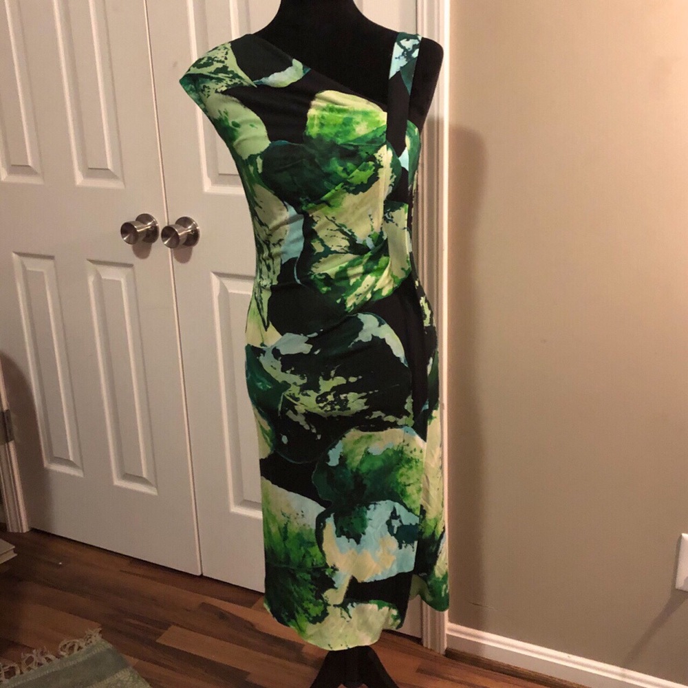 Escada Green Sheath Dress